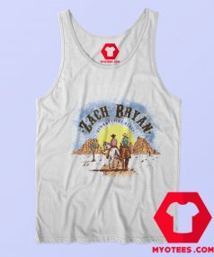 Zach Bryan Summer Time Blues Cowboy Graphic Tank Top